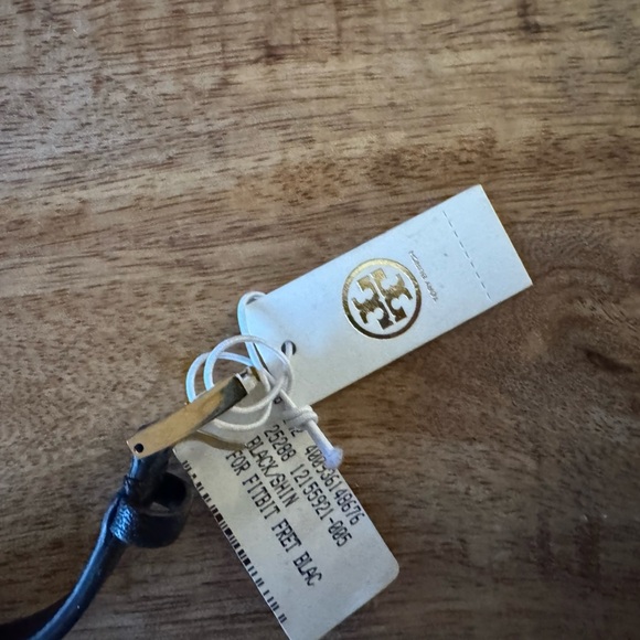 Tory Burch For Fitbit Fret Double-Wrap Bracelet ($175) lightweight leather strap - Picture 4 of 6